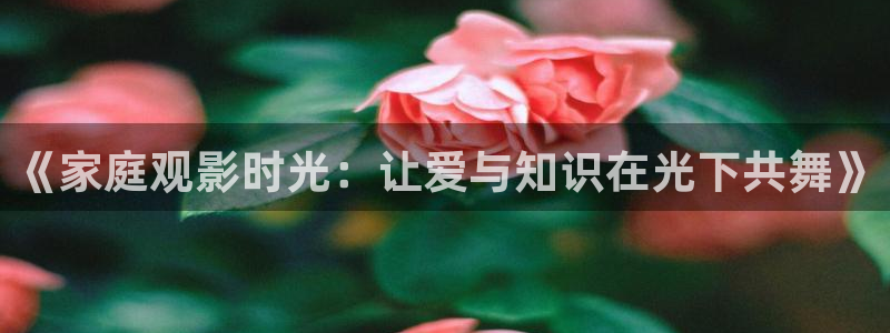 jdb电子app下载：《家庭观影时光：让爱与知识在光下共舞》